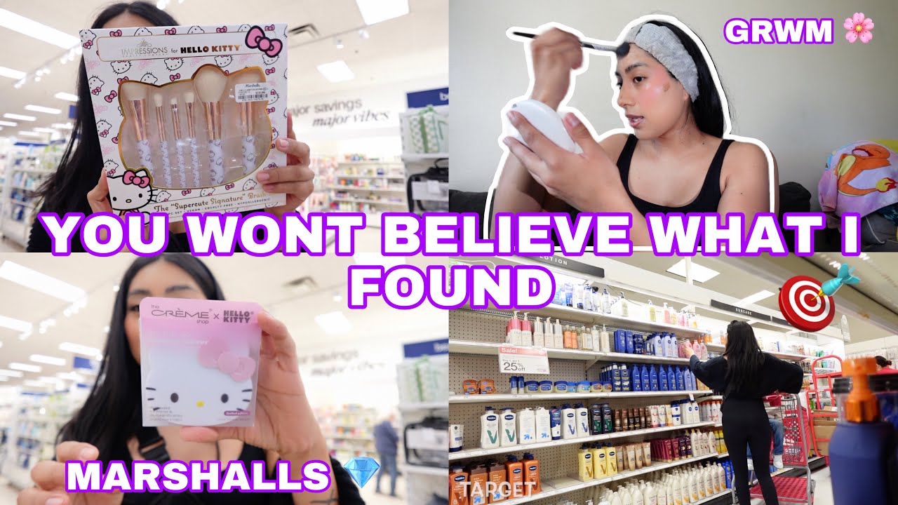 GRWM 💄+ TARGET/MARSHALLS TRIP 😜 + HIDDEN 💎's *VLOG* YouTube