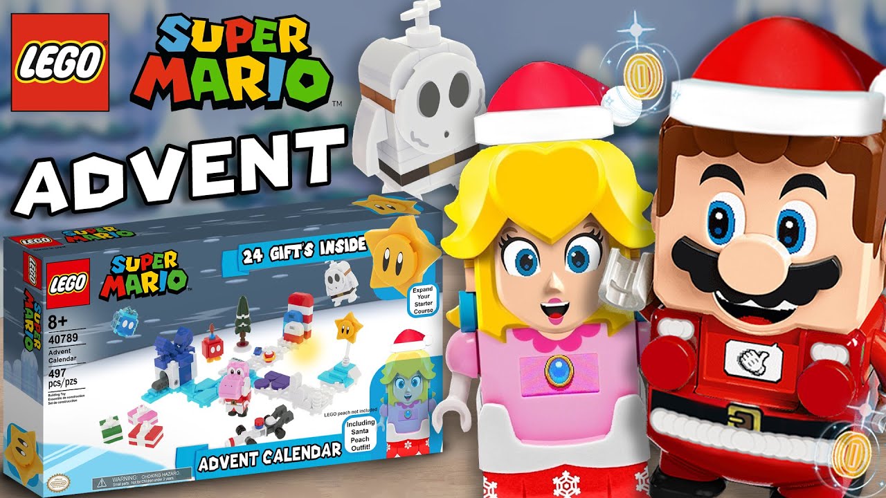 I made a lego super mario ADVENT CALENDAR... YouTube