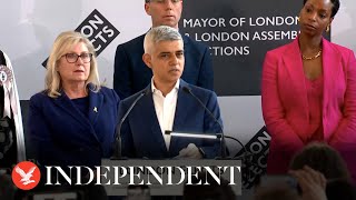 Watch again: Results declared in London mayoral elections