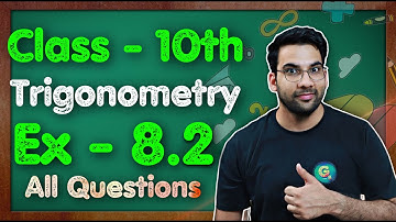 Class - 10 Ex - 8.2, Q-1,2,3,4 (Trigonometry) NCERT CBSE