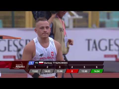 World Record Throw in F41 Shot Put