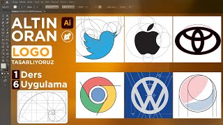 Altın Oran Logo Tasarımı Nasıl yapılır  ? | Adobe Illustrator Dersleri cc 2022
