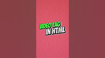 Html video tag #techfiber #coding #htmltutorial #webdevelopment
