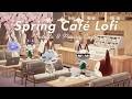 【あつ森】Lofi Café🌸桜とコーヒーとちょっとジャズ☕|カフェ|作業・勉強用BGM|1時間|環境音付き