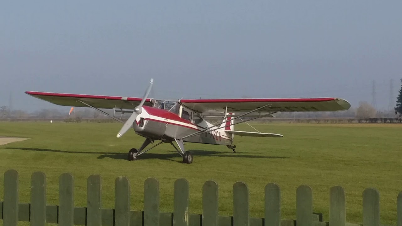 G-ASCH Taxiing Back To Hangar At Oaksey Park Airfield