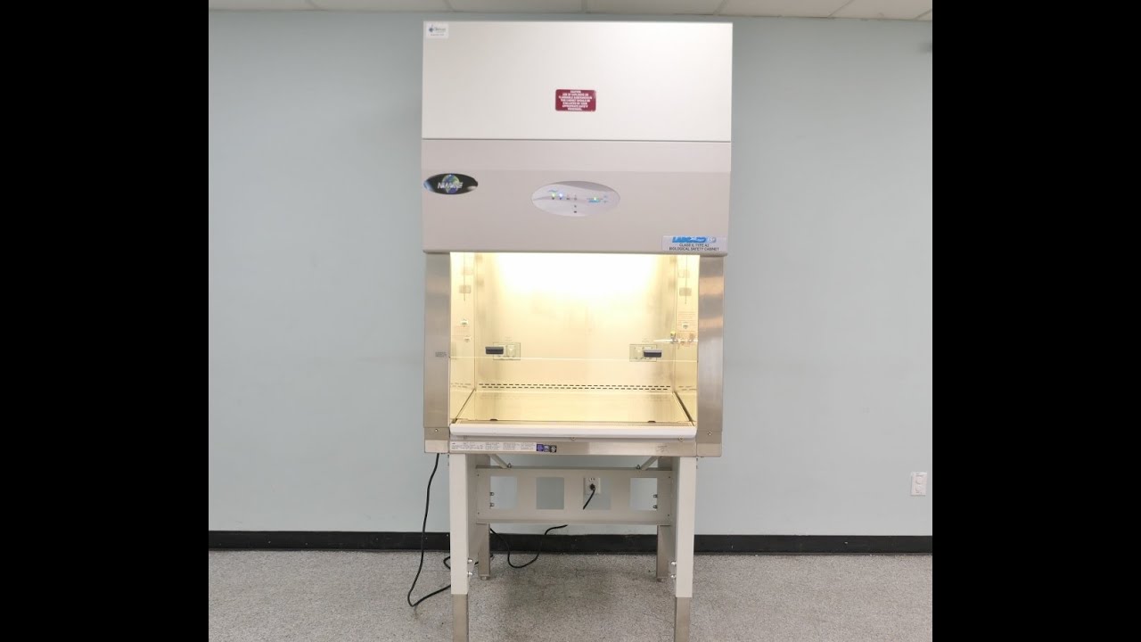Nuaire Biosafety Cabinet Labguard NU 540 300 ID 17053 - YouTube