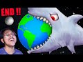 [END] BIG Shark EATS The EARTH - Tasty Planet Ending