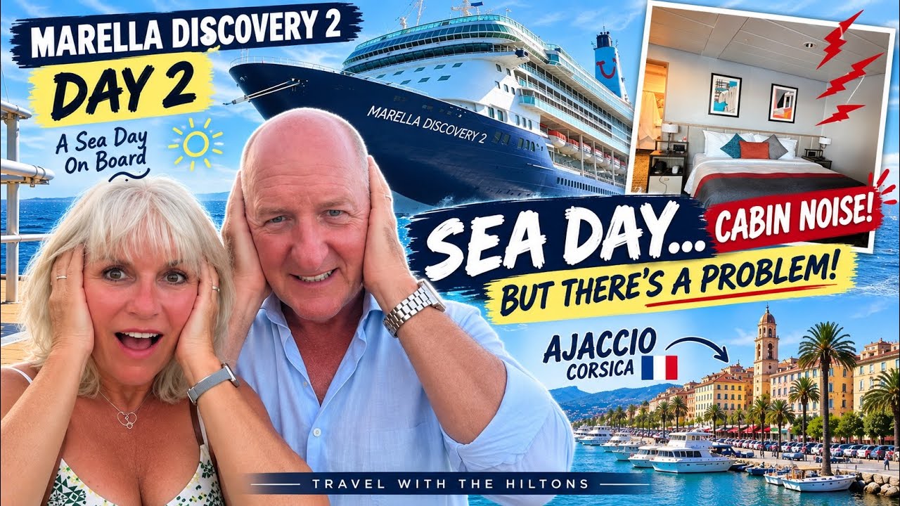 Cabin Trouble on Our First Sea Day! 😳 | Marella Discovery 2 Day 2
