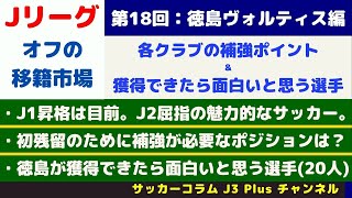 Jリーグ 徳島ヴォルティス 今オフの補強ポイント 獲得できたら面白いと思う選手 人 Youtube