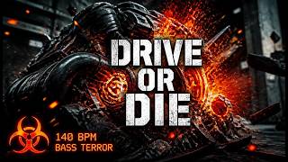 140 BPM Dark Industrial Techno - DRIVE OR DIE (Heavy Aggressive Mix Style) | FERROSONIX