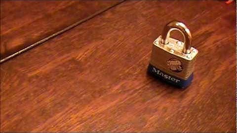 Adventures in Lockpicking Episode 1 - Masterlock No. 3