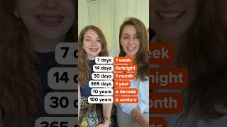 Units of Time in English
