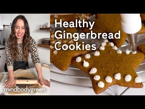 Healthy Gingerbread Cookies | A Little Bit Healthier | mindbodygreen
