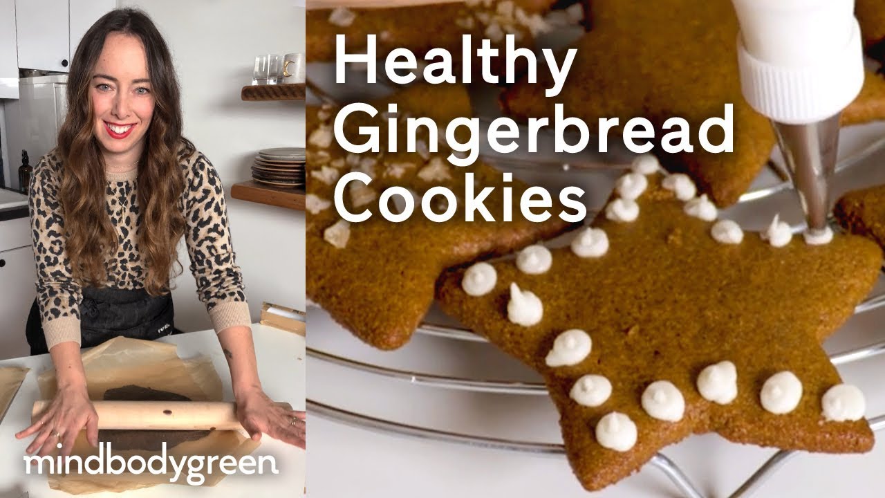 Healthy Gingerbread Cookies | A Little Bit Healthier | mindbodygreen