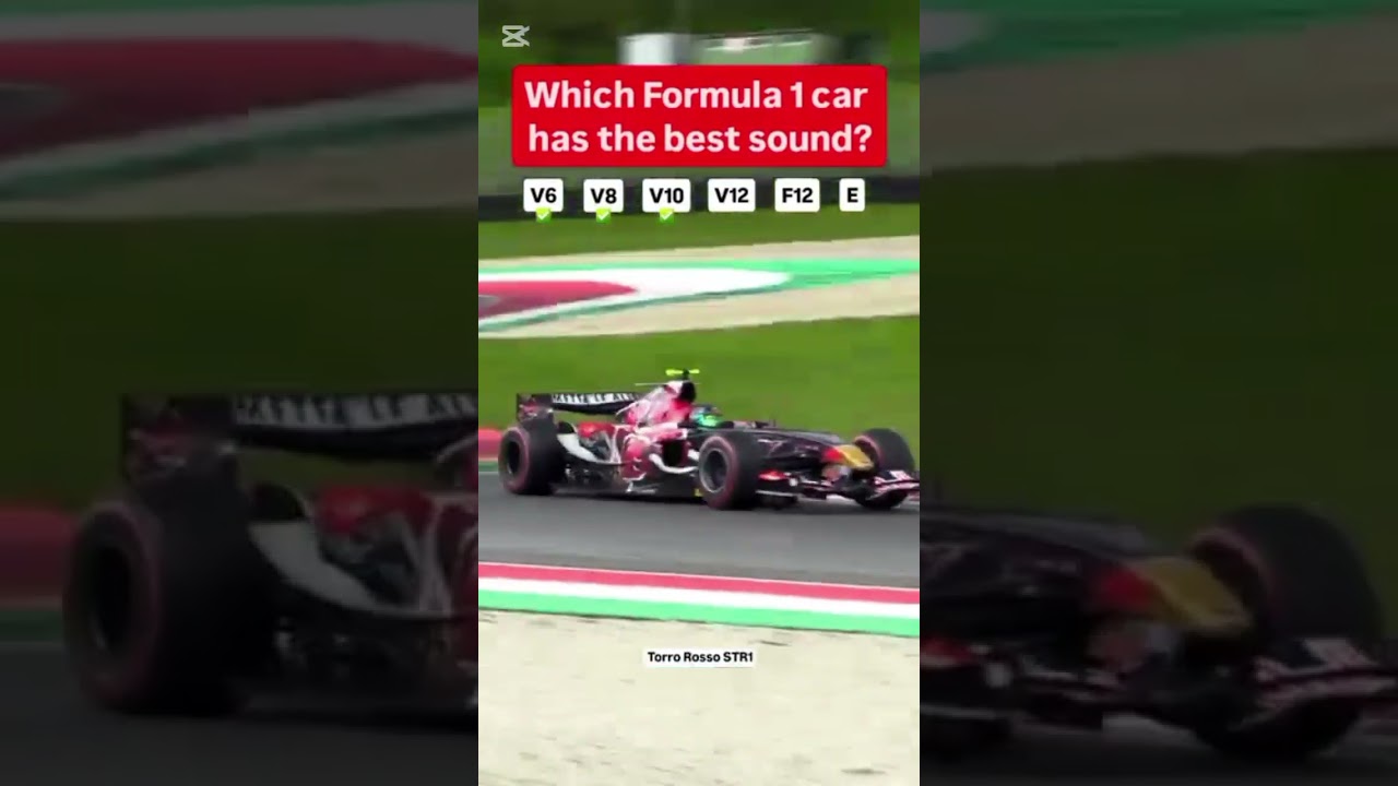 which F1 car has the best sound??|
