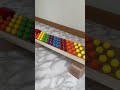 マーブルランレース☆DIYマーブルパックレール&小さな大工さんスロープ&カラフルトラック&ASMR #shorts