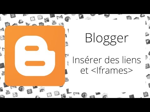 Vidéo: Comment Insérer Un Lien Vers Un Blog