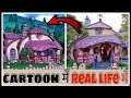 7 cartoon house जो कि असल जिंदगी में मौजूद हैं।7 cartoon house that exist in real life💒cartoon house