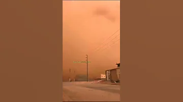 عاصفة ترابه اليوم تضرب العراق 