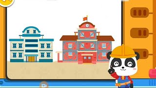 Baby Panda's Earthquake-resistant building EP- 2 Full HD||Build a nice and safe school building screenshot 3