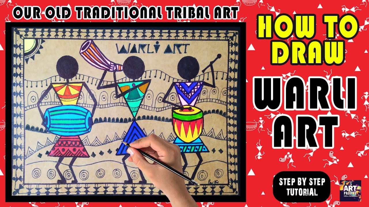 #How to draw Warli art#trending #drawing #today #tamil #easydrawing #traditional art of India