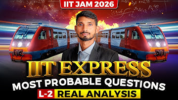 Real analysis IIT JAM Mathematics 2026 | Most Probable Questions | Lec-02 | IFAS
