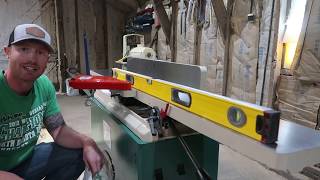 Grizzly G0858 jointer unboxing setup and review (how to setup a jointer)