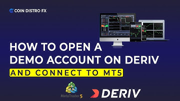 How to Open a Deriv Demo Account For Trading Synthetic Indices on MT5
