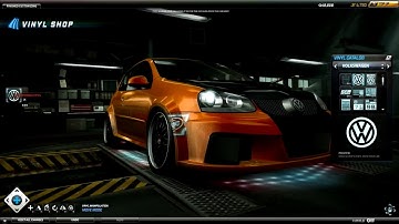 Need For Speed World - VW Golf R32 Customization