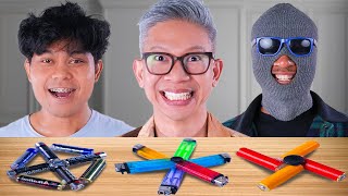 MAKE A GASING EXTINGUISHER FROM MATCHES AND BATTERIES!!