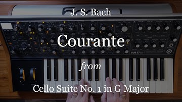 Courante from Bach