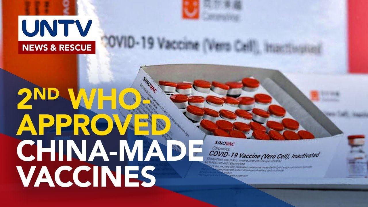 WHO approves emergency use of China-manufactured Sinovac vaccine