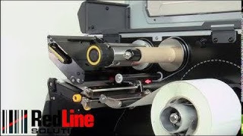 zt610 series changing the ribbon