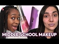 How We Did Our Makeup In Middle School • Saf & Freddie