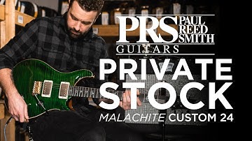 PRS Private Stock Malachite Custom 24 | CME Gear Demo | Joel Bauman