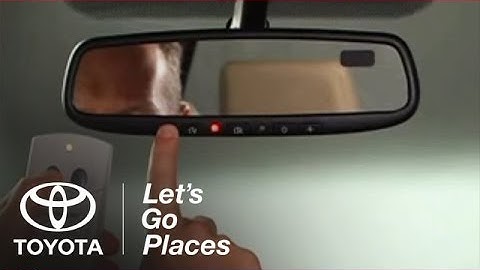 How to Program Toyota Homelink Garage Door Opener - Rolling Code (Canada)