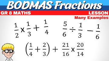 BODMAS Fractions Grade 8