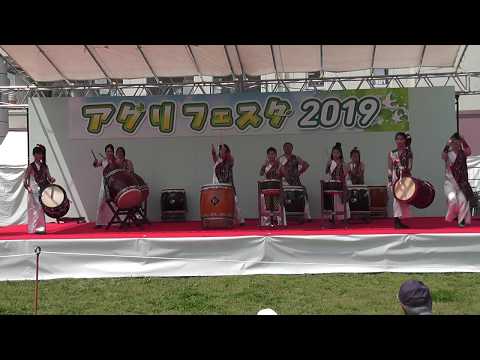 アグリフェスタ2019（5月4日／1回目ステージ）　山崎子竜太鼓演奏