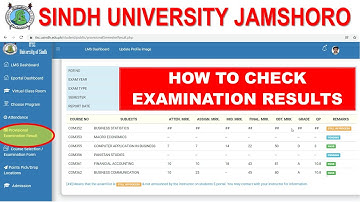 Sindh University Examination Results Portal | View examination provisional and final results ONLINE