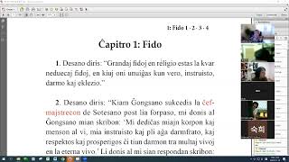 01 | La Desana Instruo | 에스페란토 대산종사법어 공부 (zoom)