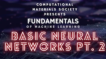 CMS - Intro to AI Basic Neural Networks Part 2