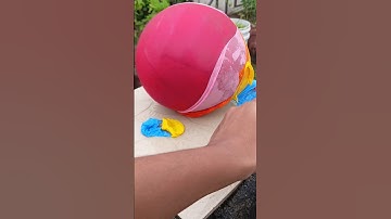 9 multilayer balloon #asmrsounds #experiment #asmr #balloon #satisfyling #asmrvideo #diy #relax