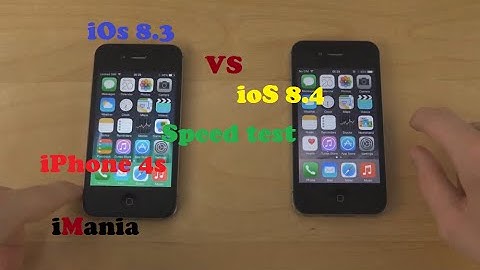 iphone 4s ios 8.4 vs ios 8.3 speed test