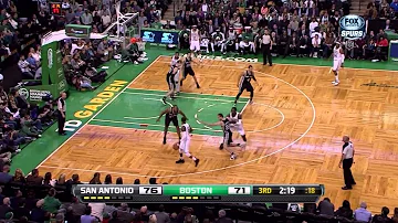 NBA 2012-13: Spurs at Celtics - Splitter and Parker Too Much