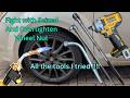 Fight with Seized and Overtightened Wheel Nuts as a home mechanic with all the tools I have