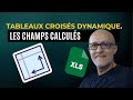 Champ calcul dans un tableau crois dynamique excel