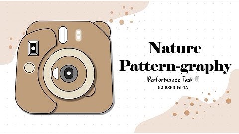 GE 103 | Nature Pattern-graphy | Group 2