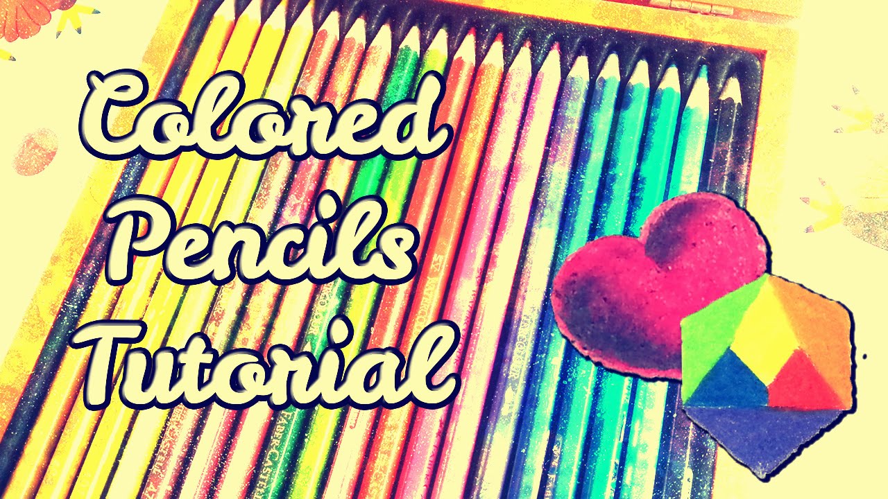 How to color with colored pencils Drawing tutorial for beginners