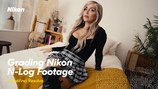 Grading Nikon N-Log Footage in DaVinci Resolve