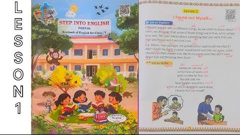 RBSE  Class 5 English // Step In To English Lesson 1 (I Found Out Myself ) New RBSE Book 2025-26
